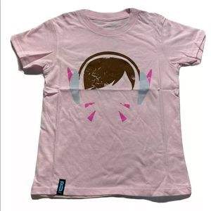 Overwatch DVA Kid’s Pink Shirt Size XS